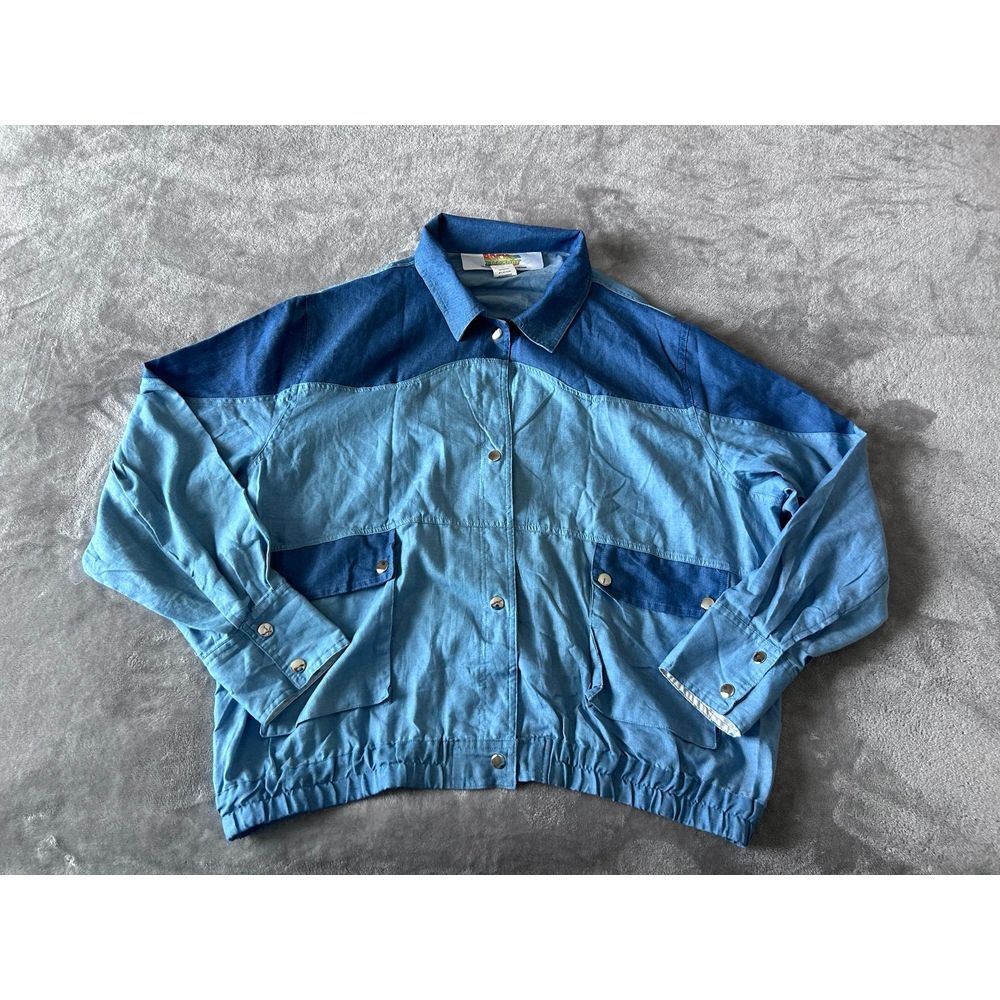 Back To The Future Marty McFly Halloween Costume Jacket XXL Snap Button Front